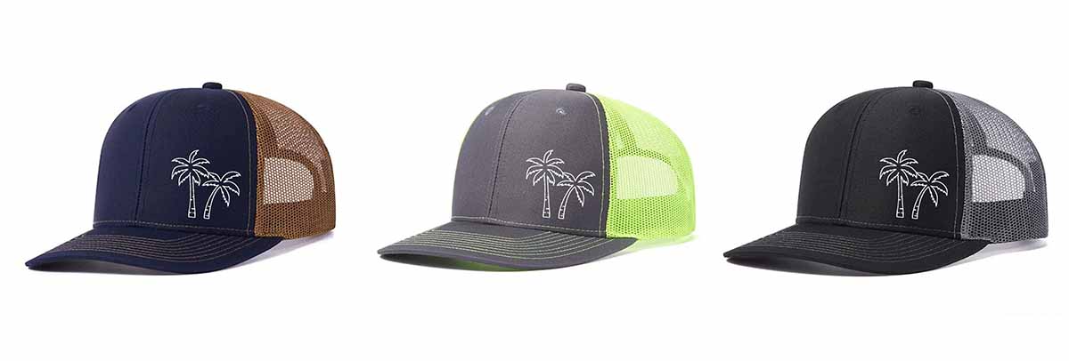 youth mesh back hats