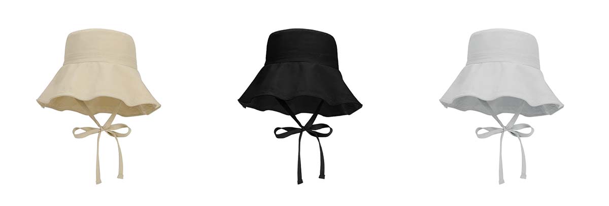 bucket hat with string